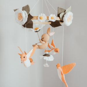 mobile lapin hirondelles